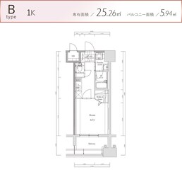 エンクレスト博多EAST PARKの物件間取画像